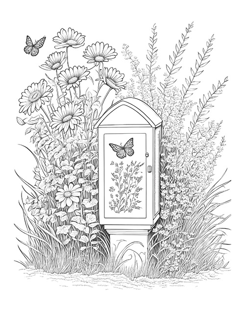 Country Flowers and Mailboxes — Figgy Designs