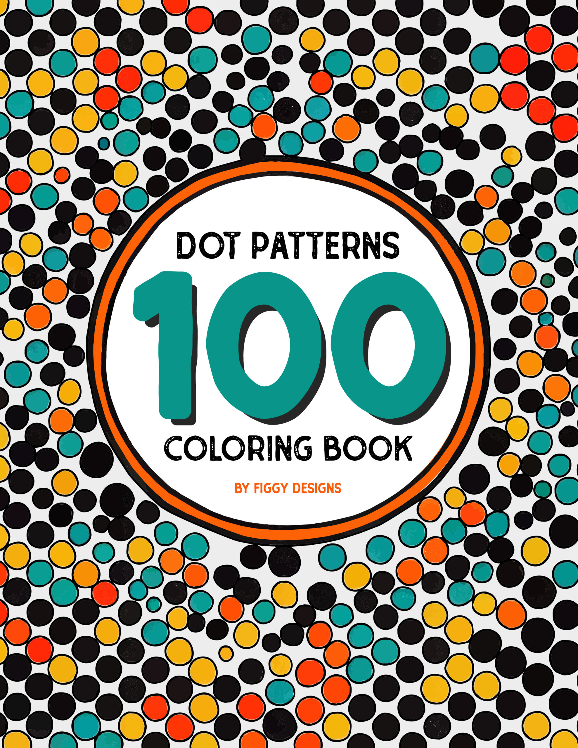 100 Dot Patterns Coloring Book