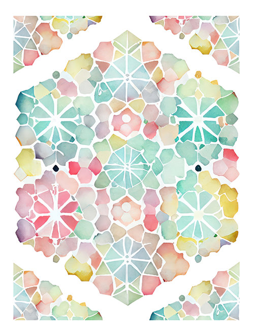 Mandala Reverse Coloring Book — Figgy Designs