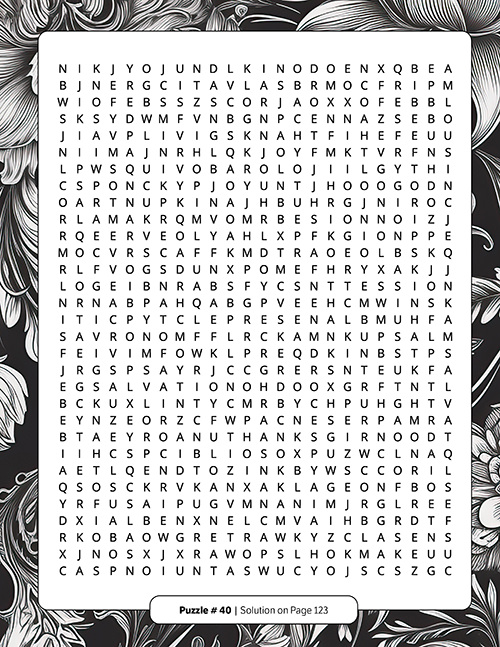 Book of Psalms Word Search Puzzle Book (King James Version) — Heavenly Pages Press