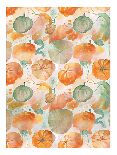 Autumn Reverse Coloring Book — Figgy Designs