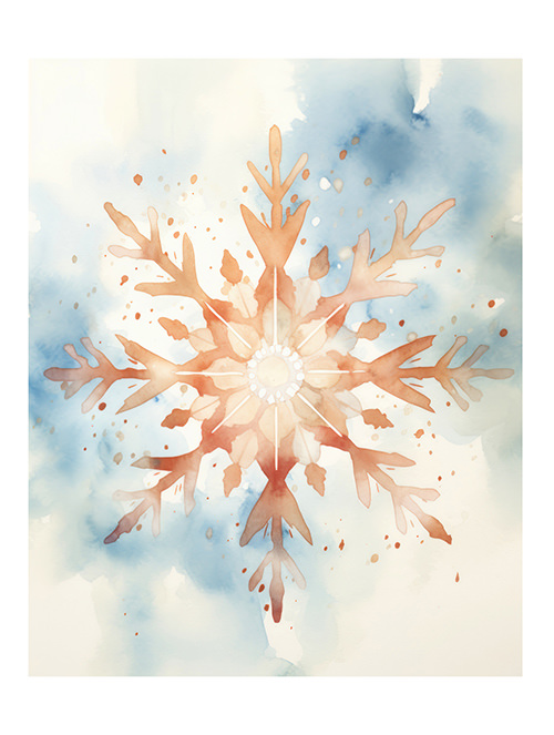 Reverse Coloring Book of Snowflakes by Figgy Designs