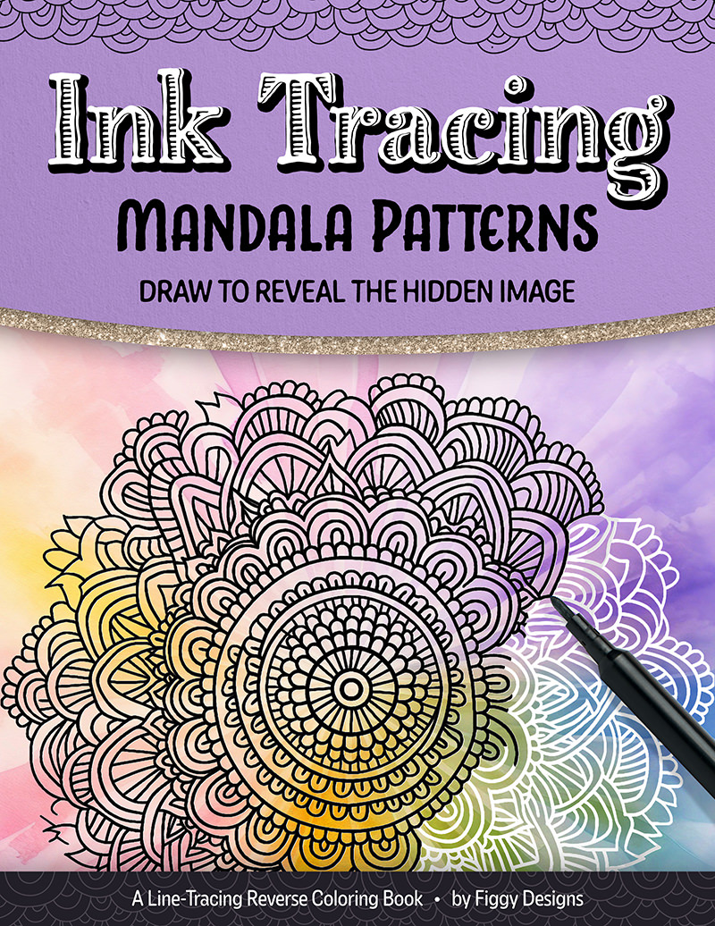 Ink Tracing Coloring Book: Mandala Patterns